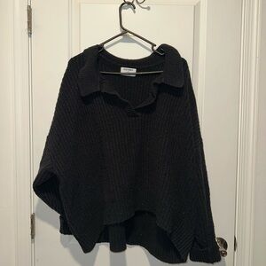 Old Navy Black Cowl Neck Sweater